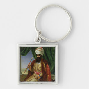 Portrait of Asker-Khan, Ambassador of Persia Key Ring