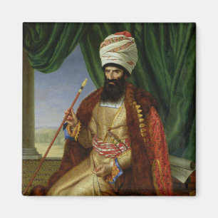 Portrait of Asker-Khan, Ambassador of Persia Magnet