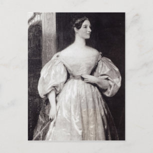 Portrait of Augusta Ada Byron Postcard