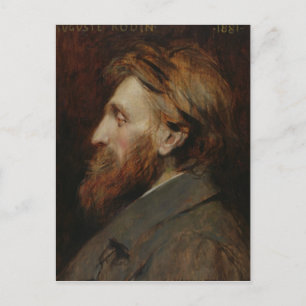 Portrait of Auguste Rodin  1881 Postcard