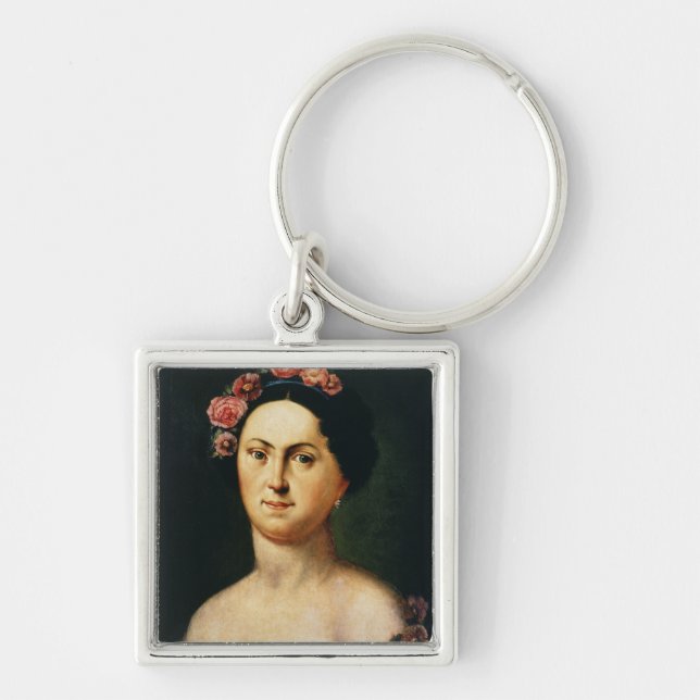 Portrait of Avdotia Istomina, 1830s Key Ring (Front)