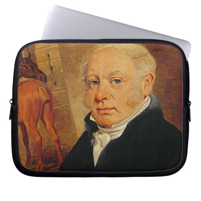Portrait of Ben Marshall (1767-1835) (oil on canva Laptop Sleeve (Front)