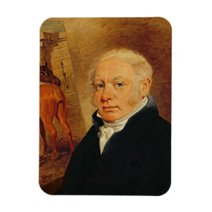 Portrait of Ben Marshall (1767-1835) (oil on canva Magnet