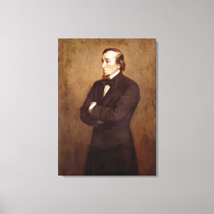 Portrait of Benjamin Disraeli Canvas Print