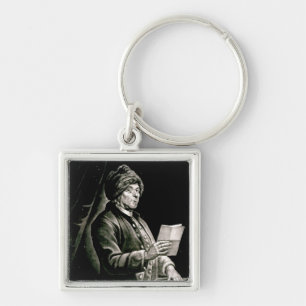 Portrait of Benjamin Franklin, 1777 Key Ring