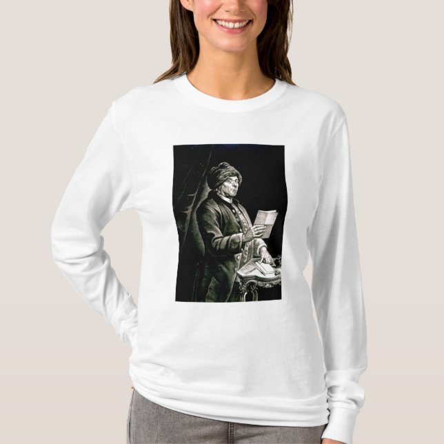 Portrait of Benjamin Franklin, 1777 T-Shirt (Front)