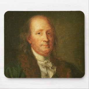Portrait of Benjamin Franklin Mouse Pad
