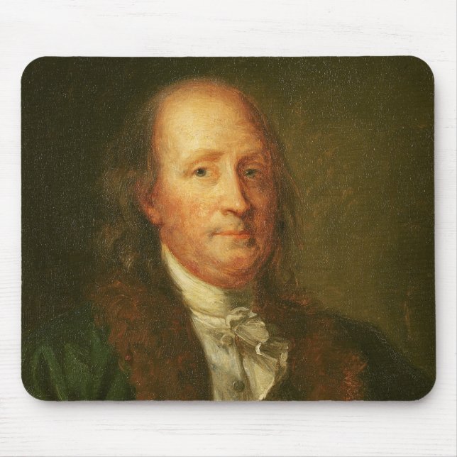 Portrait of Benjamin Franklin Mouse Pad (Front)