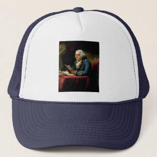 Portrait of Benjamin Franklin Trucker Hat