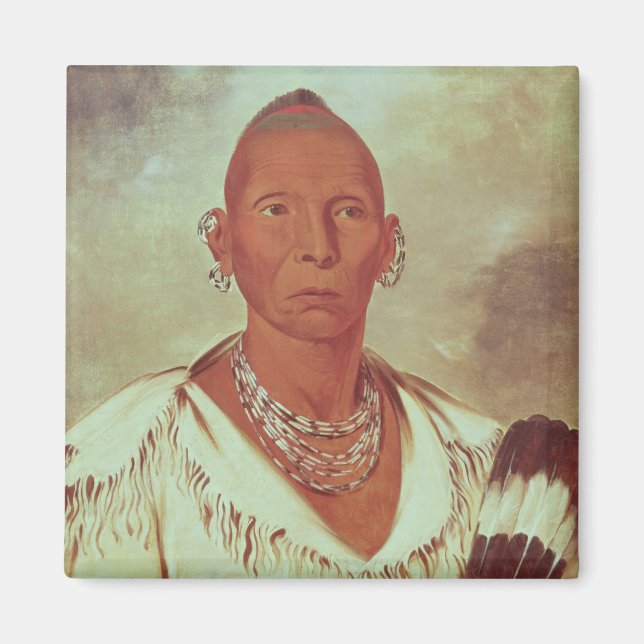 Portrait of Black Hawk, Indian Chief Magnet (Front)