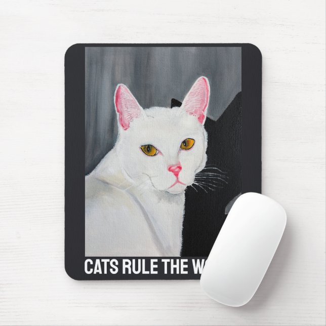 Portrait of Blanca Painting by Alfred Fox Mouse Pad (With Mouse)