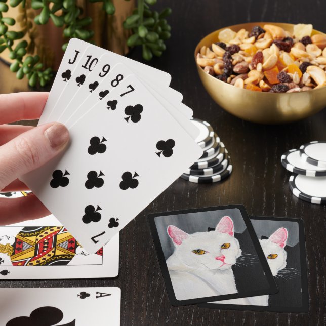 Portrait of Blanca Painting by Alfred Fox Playing Cards (In Situ)