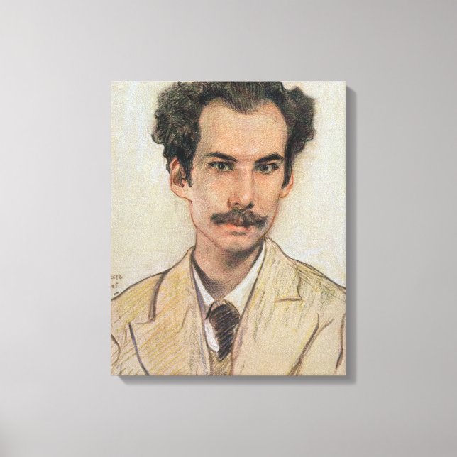 Portrait of Boris Nikolayevich Bugaev (1880-1934) Canvas Print (Front)