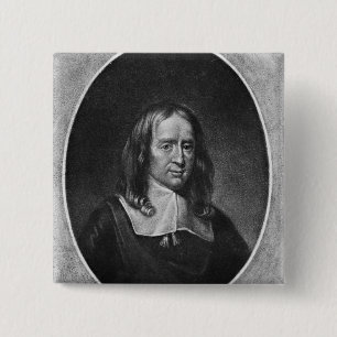 Portrait of Bruno Ryves 15 Cm Square Badge