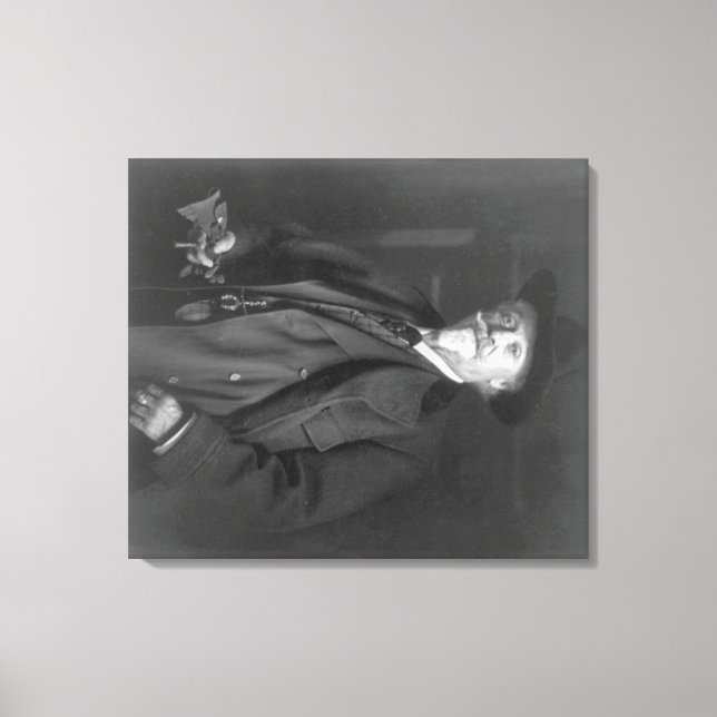 Portrait of "Buffalo Bill" Cody Photograph Canvas Print (Front)