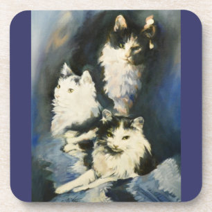Portrait of Buffy Cork Coaster