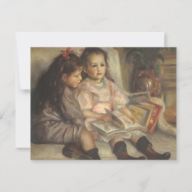 Portrait of Caillebotte Children by Pierre Renoir (Front)