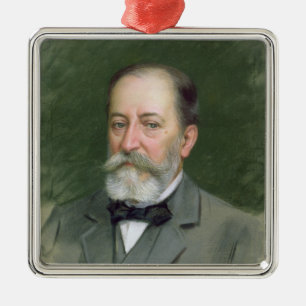 Portrait of Camille Saint-Saens  1903 Metal Tree Decoration