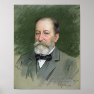 Portrait of Camille Saint-Saens 1903 Poster