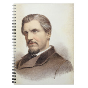 Portrait of Captain James Augustus Grant (1827-87) Spiral Notebook