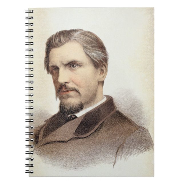 Portrait of Captain James Augustus Grant (1827-87) Spiral Notebook (Front)