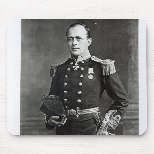 Portrait of Captain Robert Falcon Scott Mouse Pad (Front)