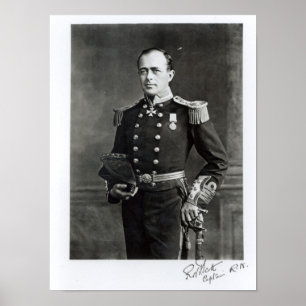 Portrait of Captain Robert Falcon Scott Poster