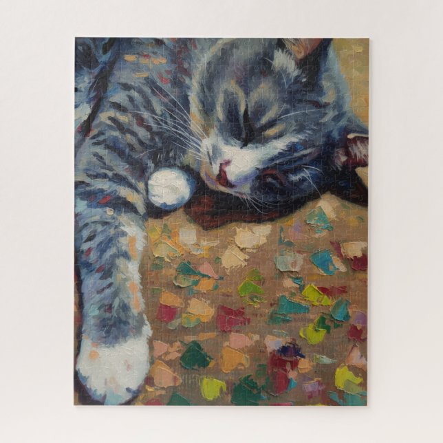 Portrait of Cat Puzzle (Vertical)