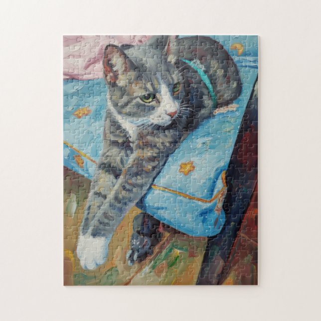 Portrait of Cat Puzzle (Vertical)
