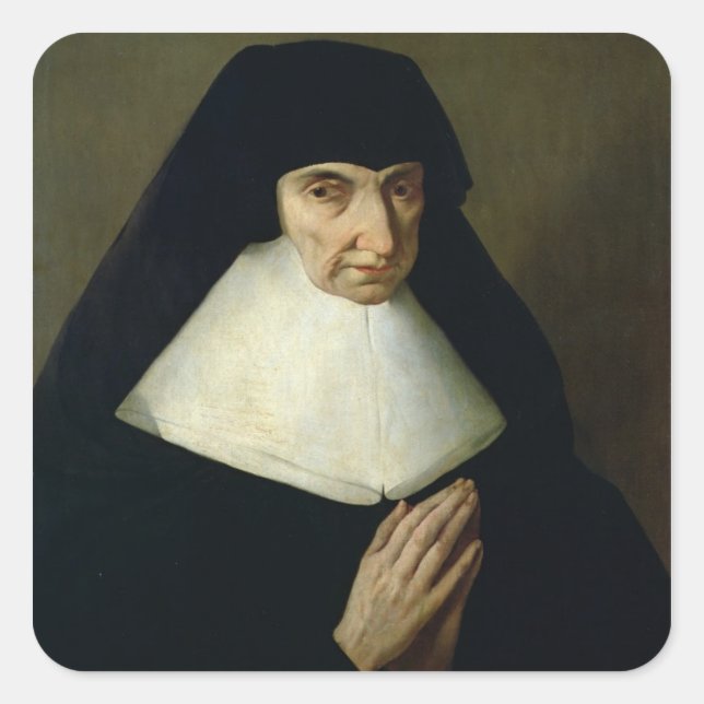 Portrait of Catherine de Montholon, founder of the Square Sticker (Front)