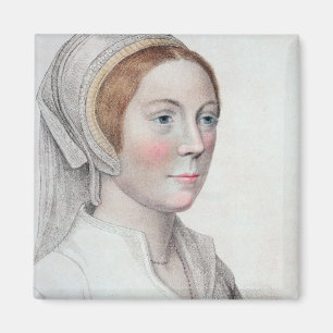 Portrait of Catherine Howard (1520-42) engraved by Magnet