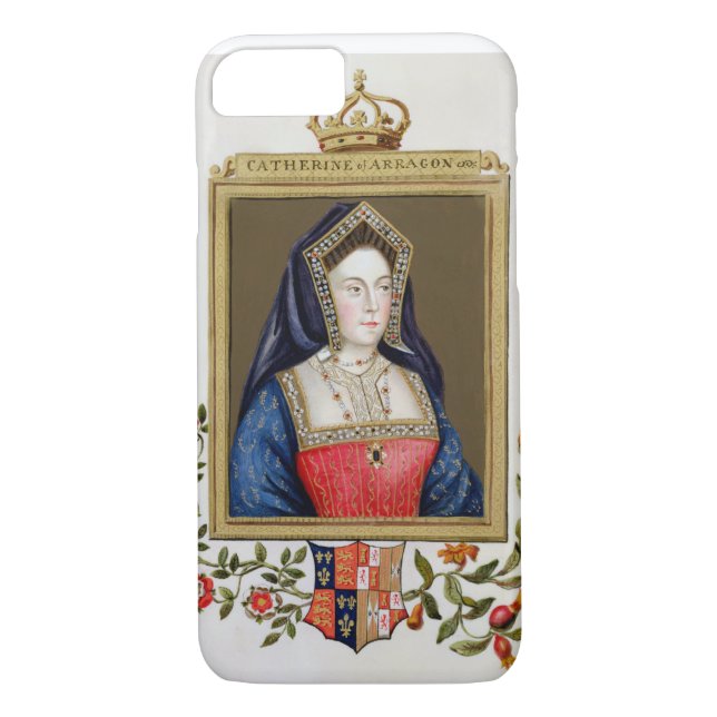 Portrait of Catherine of Aragon (1485-1536) 1st Qu Case-Mate iPhone Case (Back)