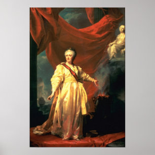 Portrait of Catherine the Great as Lawgiver Poster