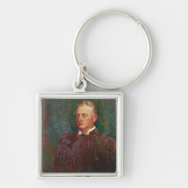 Portrait of Cecil John Rhodes  1898 Key Ring (Front)