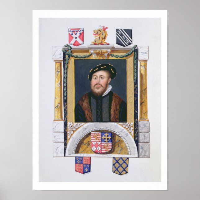 Portrait of Charles Brandon (1488-1545) Duke of Su Poster (Front)