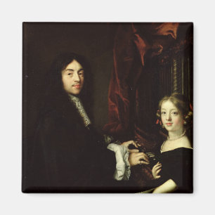 Portrait of Charles Couperin and the Daughter Magnet