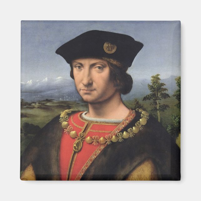 Portrait of Charles d'Amboise  Marshal of France Magnet (Front)