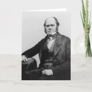 Portrait of Charles Darwin, 1854 Card