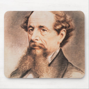 Portrait of Charles Dickens, 1869 Mouse Pad