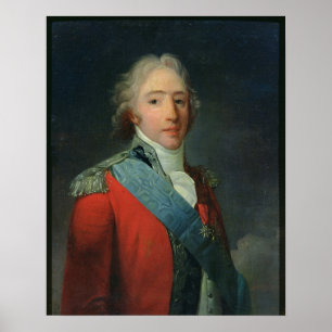 Portrait of Charles of France , Count of Poster