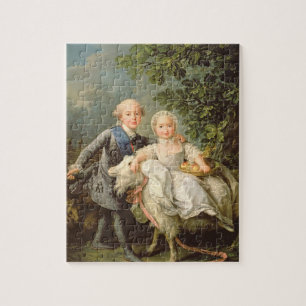 Portrait of Charles Philippe of France (1757-1836) Jigsaw Puzzle