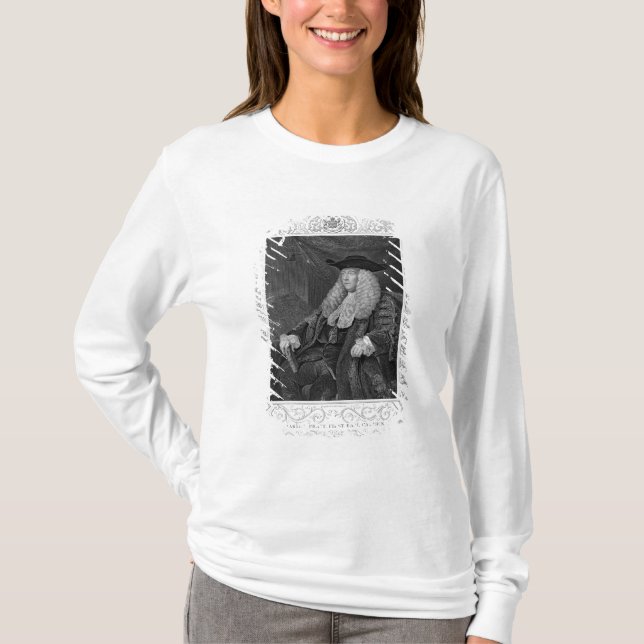 Portrait of Charles Pratt, 1st Earl Camden T-Shirt (Front)