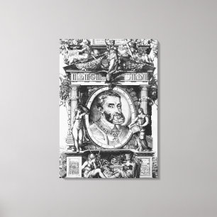 Portrait of Charles V , Holy Roman Emperor Canvas Print