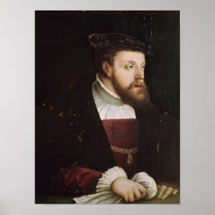 Portrait of Charles V Poster