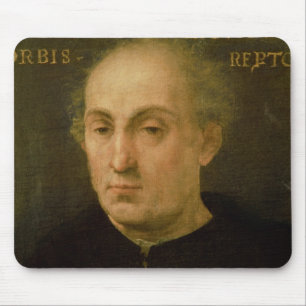 Portrait of Christopher Columbus Mouse Pad