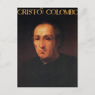 Portrait of Christopher Columbus Postcard