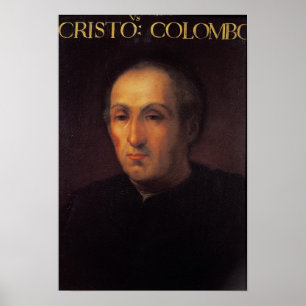 Portrait of Christopher Columbus Poster