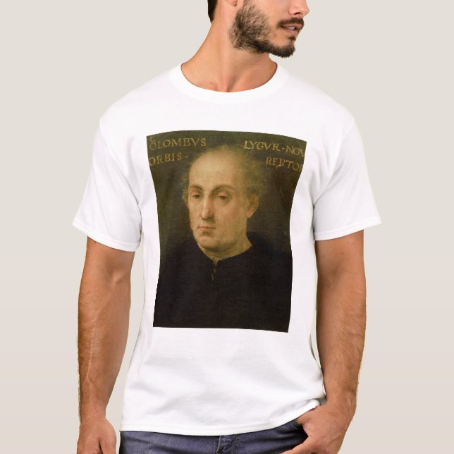 Portrait of Christopher Columbus T-Shirt (Front)