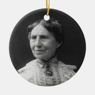 Portrait of Clara Barton Later in Life Ceramic Tree Decoration