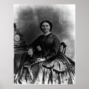 Portrait of Clara Barton Poster